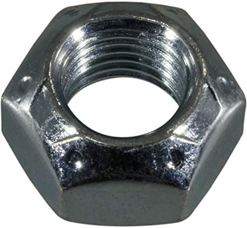 Hard-to-Find Fastener Grade 5 Hex Nuts - 7/8-14 Fine Thread, Zinc Plated Steel, Pack Of 3 - View #4