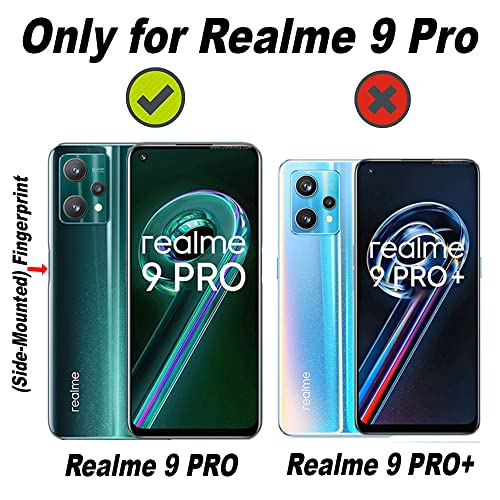 Image of TheGiftKart Translucent Hybrid Back Case Cover for Realme 9 Pro 5G | Smoked Matte Back | 360 Degree Protection | Protective Hard Back Case Cover for Realme 9 Pro 5G (PC & TPU | Black Bumper)