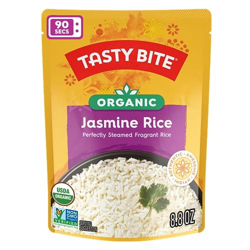 Image of Tasty Bite Jasmine Rice, Microwaveable Cooked Rice, 8.8 Ounce (Pack of 12)