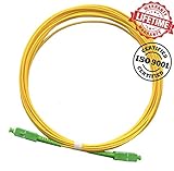 Cable de fibra óptica SC APC 5 metros latiguillo 100% compatible con Orange, Vodafone, Jazztel, Movistar, Telefónica, FTTH, Monomodo G.652D. El producto es fabricado bajo los estándares internacionales de Telcordia GR-326-CORE, TIA/EIA y IEC 60332-1. Perdida de inserción máxima es de 0.2dB.