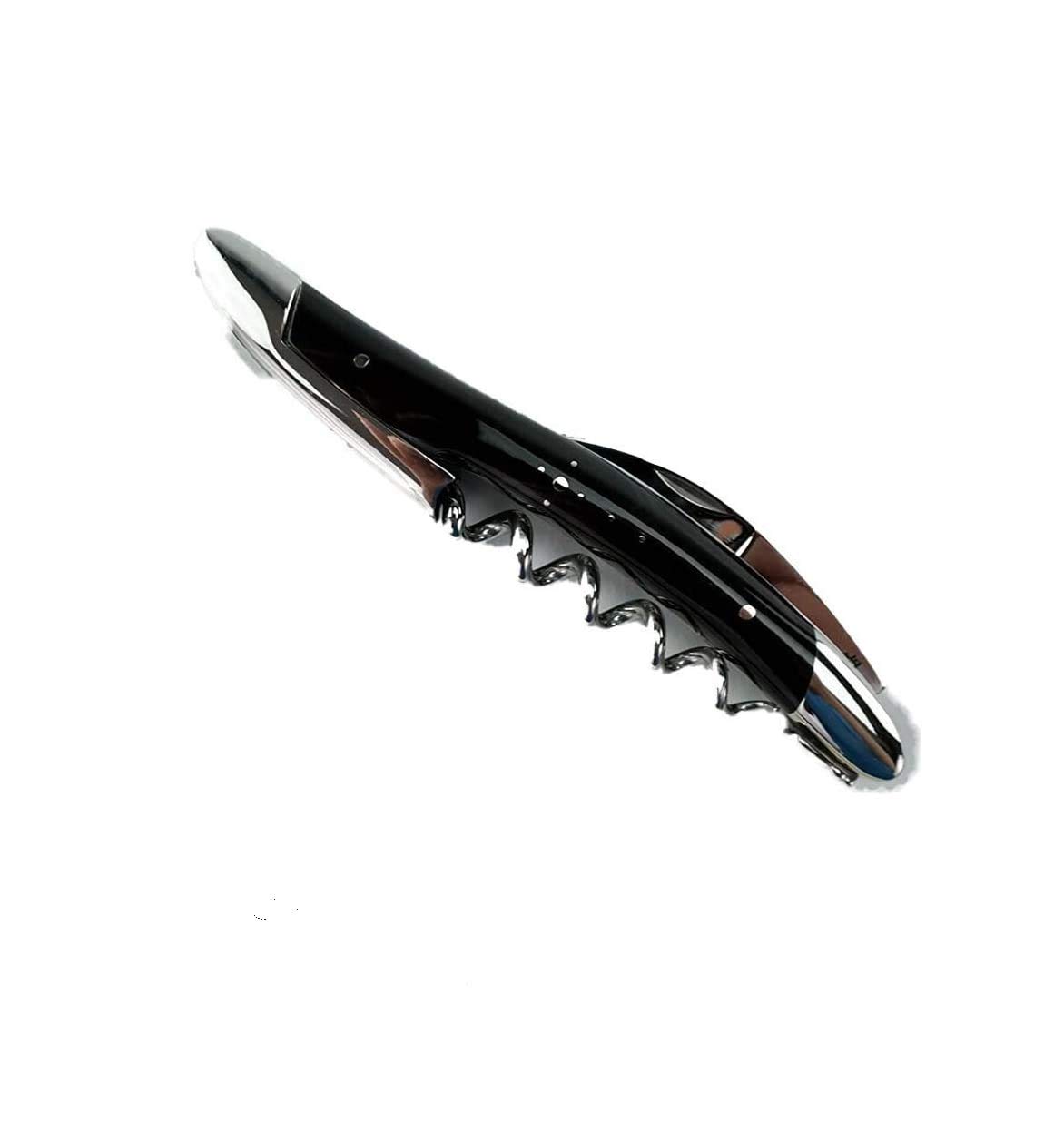 Couteau de sommelier Forge de Laguiole manche corne buffle noire acier