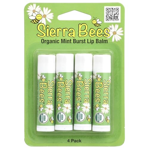 Sierra-Bees-Organic-Lip-Balms-Mint-Burst-4-Pack-015-oz-425-g-Each