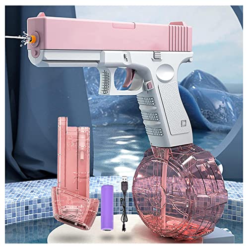Pistola De áGua EléTrica Poderosa, Alcance MáXimo 32 PéS,500cc+60ccAlta Capacidade Arma De Agua Melh