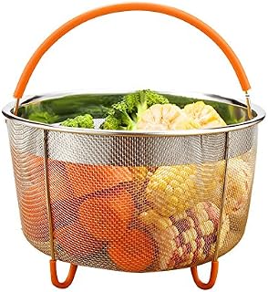 Stainless Steel Steamer Basket Steamer Basket for Instant Pot Steam Basket With Silicone Handle Steamer Basket for Cooking Vegetables and Food