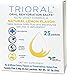 TRIORAL Natural Lemon w/Stevia Oral Rehydration Salts (World Health Organization (WHO) New Formula for Food Poisoning, Hangover Prevention and Relief, Dehydration from Diarrhea (25 Packets/Box)