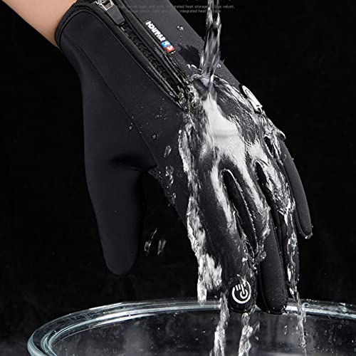 Fleece Fishing Gloves Convertible Ice Warm For Cold Weather And Winter Men Photography Running Outdoor Lightweight Cycling Touch Screen Women In Winter, Black-Xxl, Xx-Large #TOP6