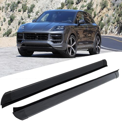 Estribos laterales aluminio y plástico para Porsche Cayenne