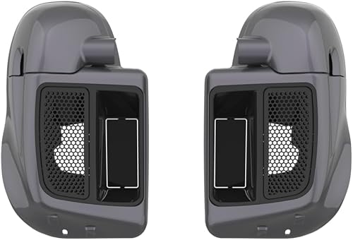 Miniatura 85 de Moto Onfire River Rock Gray (brillante) carenados inferiores aptos para H-D Touring Street Road King Glide FLTR 2014-2023, kits de calentadores