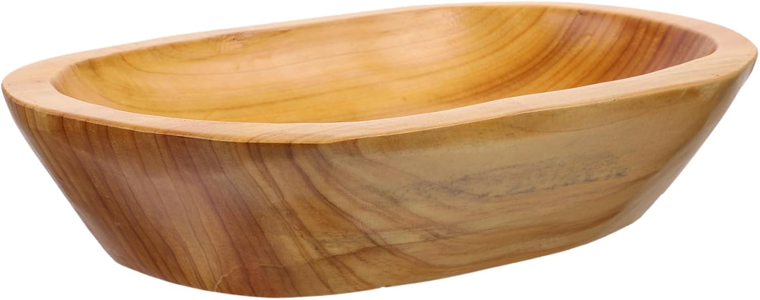 Amazon.com: TIDTALEO Wooden Decor Food Trays Fruit Tray Wooden Bread ...