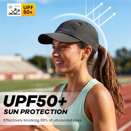 Image of Sukeen Lightweight Running Hat for Women Sports Baseball Cap Unstructured | Quick Dry, Adjustable, Breathable, Comfortable, Absorb Sweat, UPF50+, Packable for Hiking, Tennis, Golf, Workout, Gym, Outing