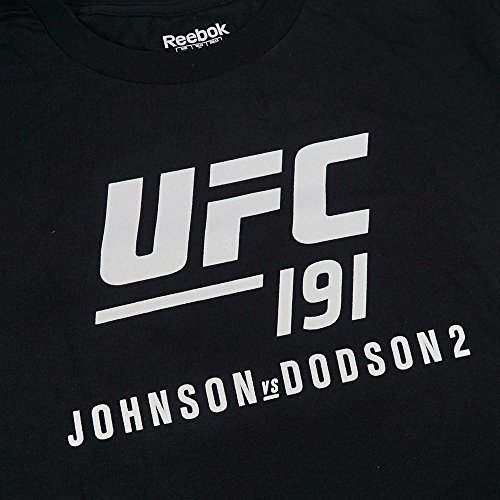 T-shirt UFC 191 Demetrious Johnson Reebok noir pour vos sessions de sport - 4