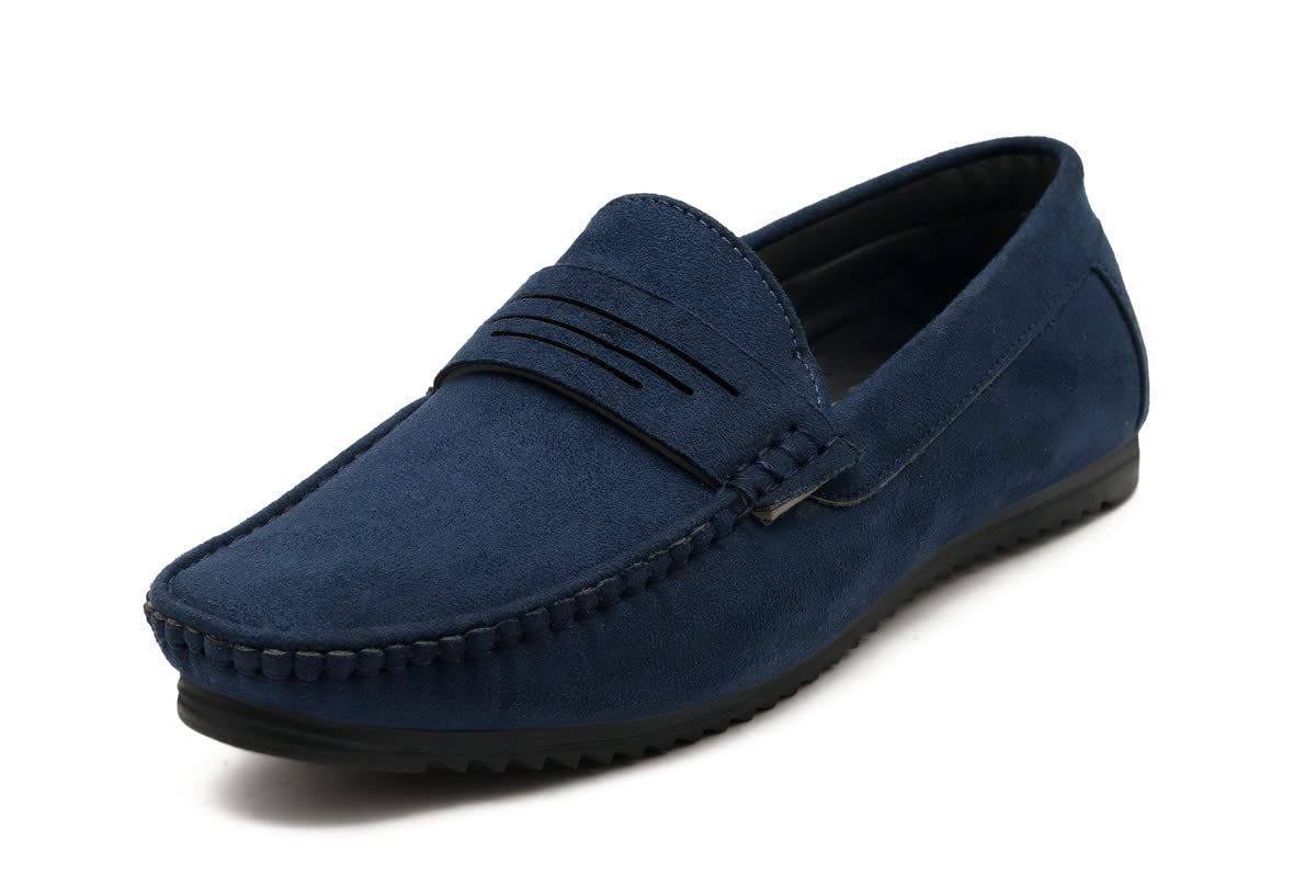 Heels County Blue Velvet Leather Plain Loafers for Men Stylish Latest - 06 UK (B0B9NLTQC5) Amazon Price History, Amazon Price Tracker