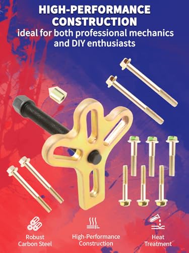 Punmew PN0007 Steering Wheel Puller 13Pcs Flywheel Puller Crankshaft Pulley Puller Harmonic Puller thumb #3