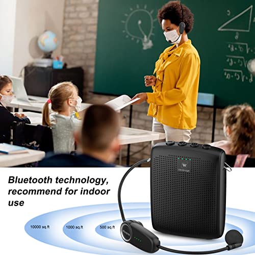 image for W WINBRIDGE WinBridge Wireless Voice Amplifier for Teachers with Bluet