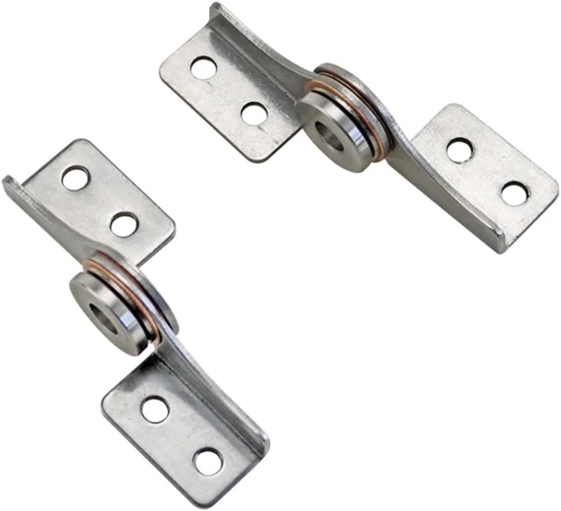 Stainless Steel Wire Hole Damping Rotating Shaft Torque Hinge 1Pcs(No Holes-Right)