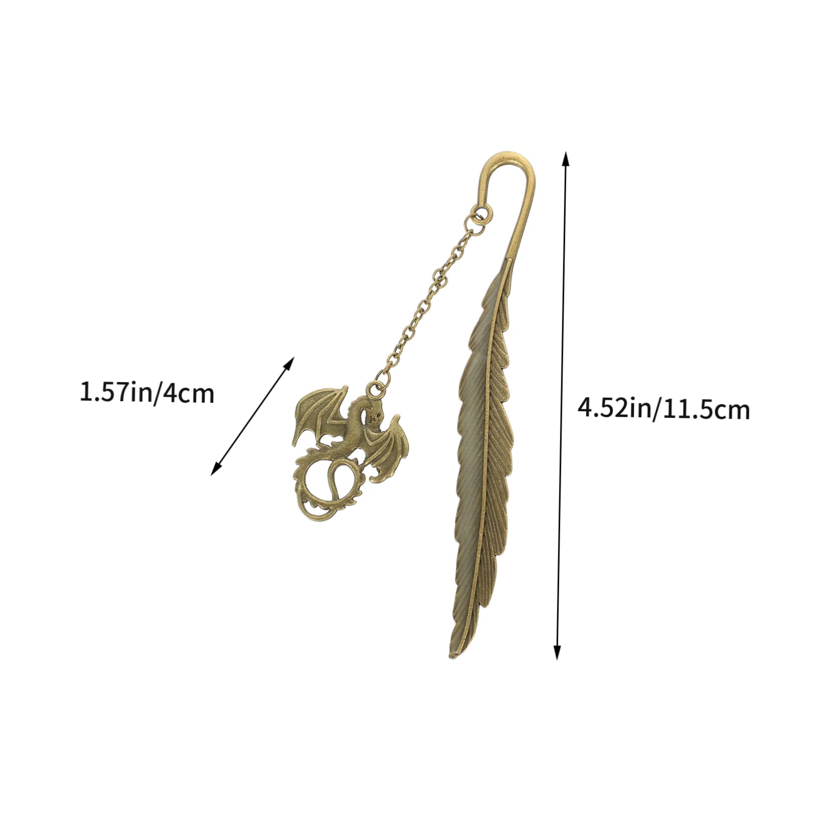 Housoutil 5 Set Segnalibri Retro Luminosi Zinco Pterosauro Per Per Studenti E Amanti Dei Libri 2 Pezzi*5