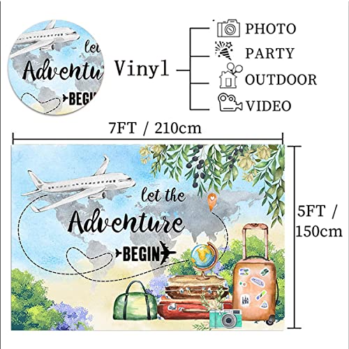 Fondo fotográfico viaje aventura 7x5ft miniatura 5
