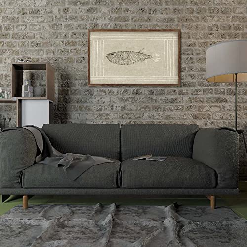 Panneau bois Laundry Country avec cadre haut de gamme pour mur de maison - 4