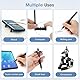 GlasFlength Magnetstift Fidget Pen, Lustige Magnet Stift Schwarz Magnetischer Kugelschreiber Gravity Pen Geschenke Coole Gadgets für Männer Frauen Kinder Teenager Weihnachten Geburtstagsgeschenk