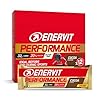 Enervit, Performance Bar Cocoa, Barrette Energetiche, 32g di Carboidrati, 20% di Proteine, Gusto Cacao, Per Attività Sportiva di Lunga Durata ed Endurance, Senza Glutine, 12 Barrette da 60g