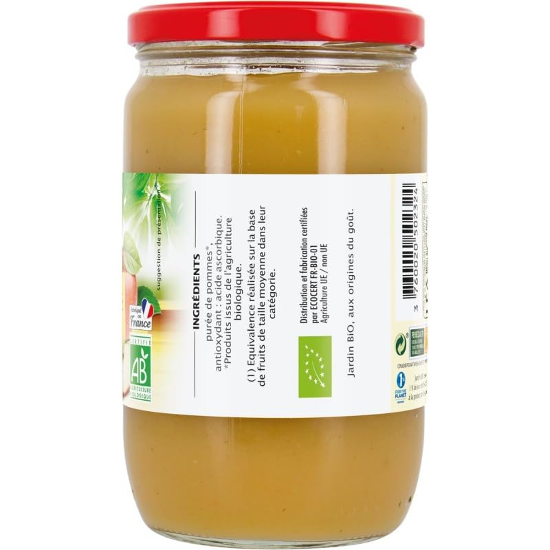 Dessert Biofruit à la pomme Jardin Bio Etic - 680g de plaisir bio pour une alimentation saine - Lot De 2