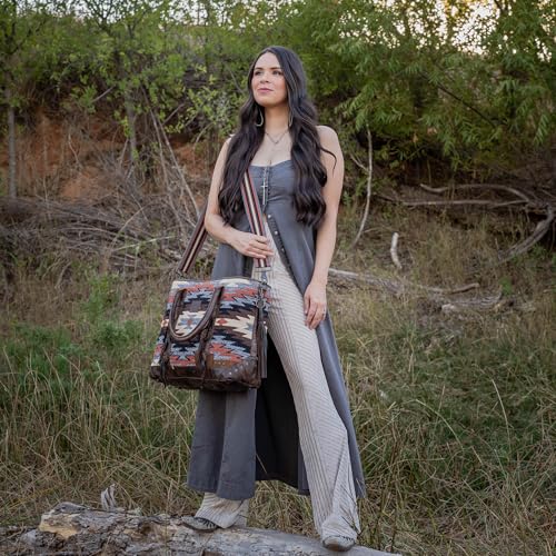 Bolso Tote de Cuero Multicolor Guadalupe STS Ranchwear miniatura 3