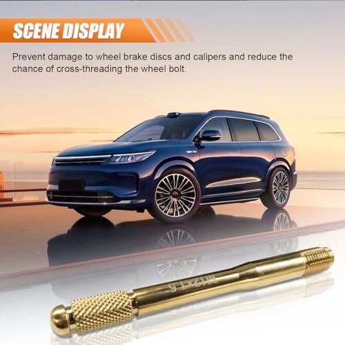 Image of M12x1.5 Car Wheel Alignment Pin, Wheel Changing Kit with Guide Pin and Hanger for Most Cars