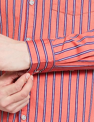 Image of The Indian Garage Co Men Slim Fit Abstract Printed Full Sleeves Spread Collar Casual Shirt