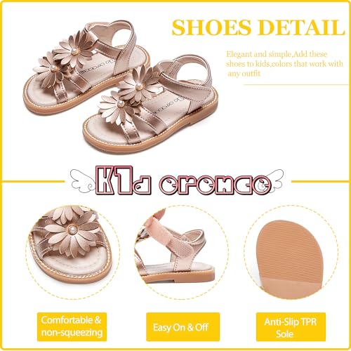 Image of Kiderence Toddler Girls Sandals Little Girls Kids Shoes Girls Sandals Toddler