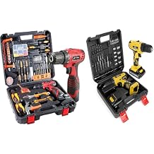Power Drill Set,21V Cordless Drill Kit with Battery and Charger,Jar-owl Home Tool Kit with Electric Drill,Power Tool Combo Kit for Men Women Office Repair Maintain