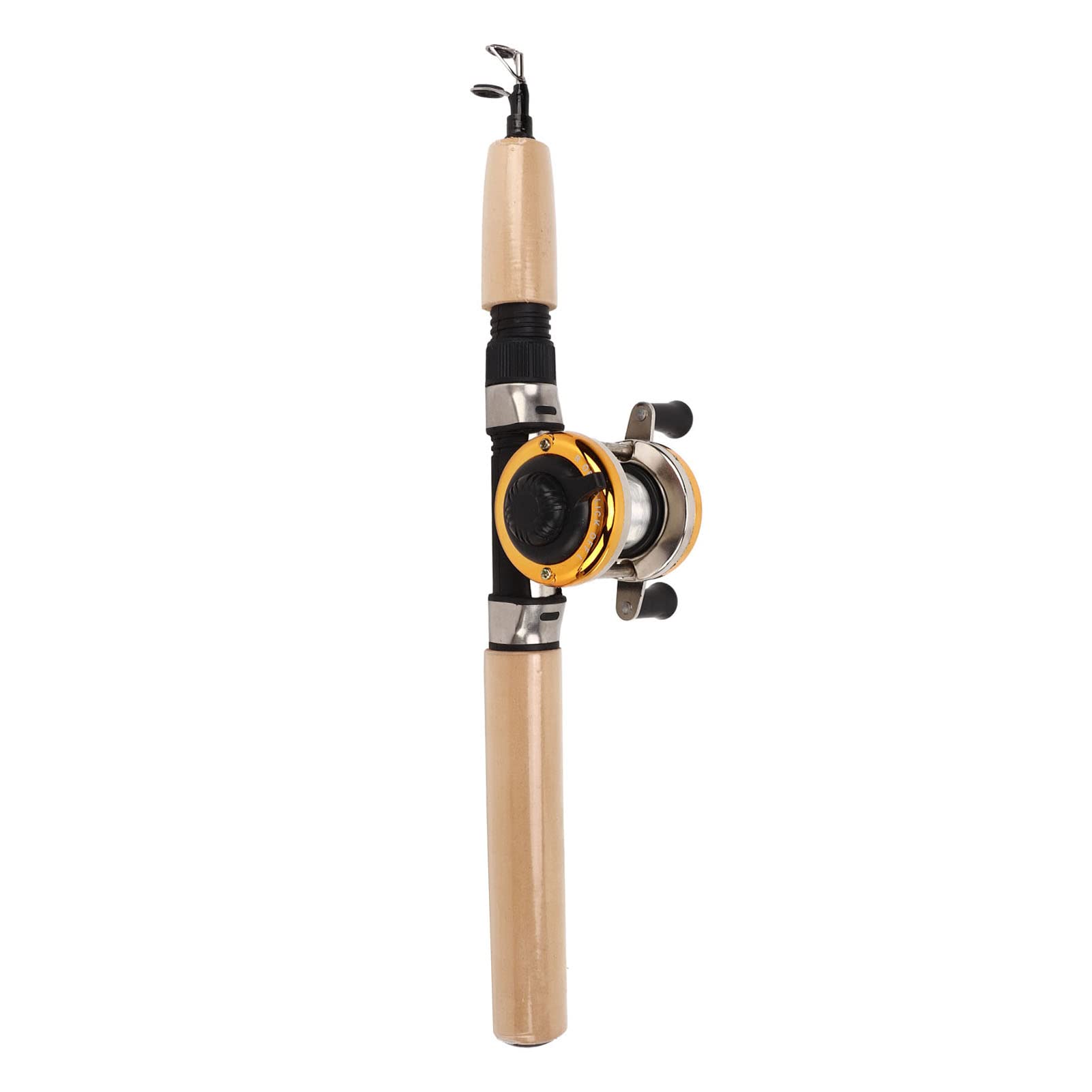 Topyond Eisfischen Gear Set, Eisfischen Rod, Angelrute Reel Set, Ultraleicht tragbare komplette Eisfischen Rod mit Jigs für Outdoor-Fischen Erwachsene,Angelrute Professional
