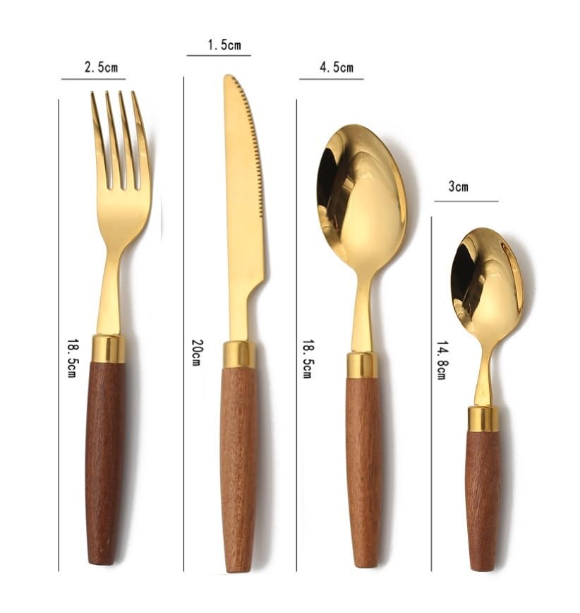 Set Cuchillos Cocina 24 Piezas Acero Inox miniatura 2