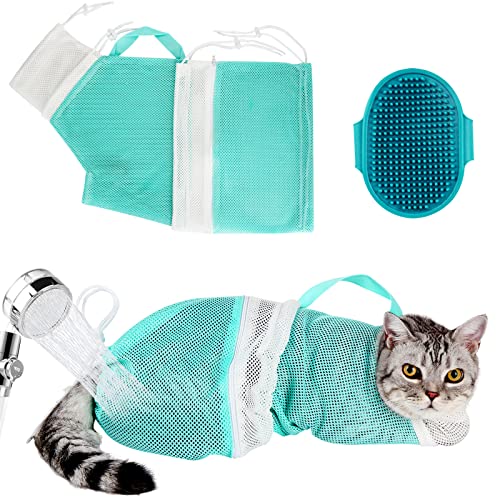 Cat Bathing Bag Set with Grooming Tools