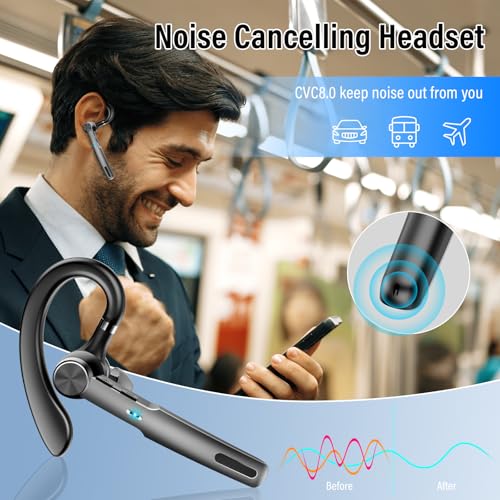 Bluetooth Headset manos libres inalámbrico Over Ear miniatura 4