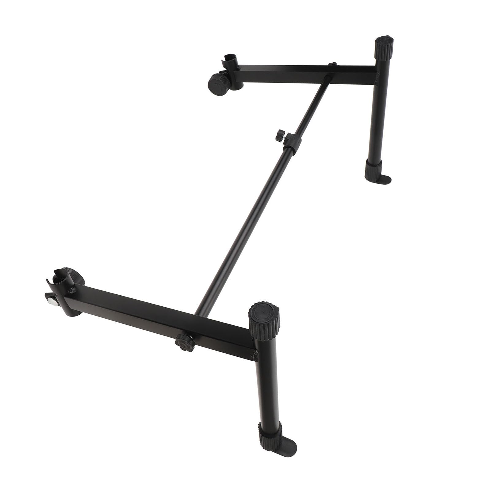 Adaptateur de support pour clavier, support pour piano électronique, noir, plastique, 2 niveaux, réglage de la largeur 42-75 cm