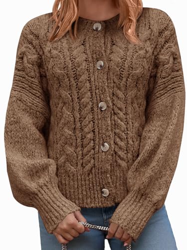 Yousify Womens Open Front Cardigan Sweaters Casual...