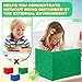 Crtiin 24 Pcs Privacy Folders for Students Desk Dividers Standard School Privacy Cardboard Board Testing Dividers Shield for Classroom Teacher Supplies Keep Eyes from roving(Cute)