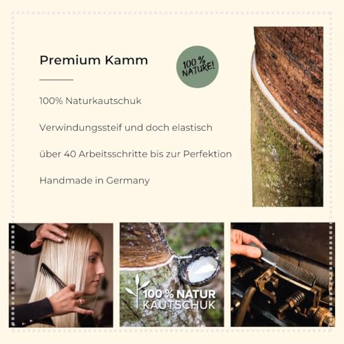 Foto von HERCULES SÄGEMANN - Nadelstielkamm | Ergonomisch gestalteter Kamm mit integrierter Stahlnadel für präzises Abteilen und exaktes Formen der Haare. | Farbe: Schwarz | Größe: 9,5 Zoll