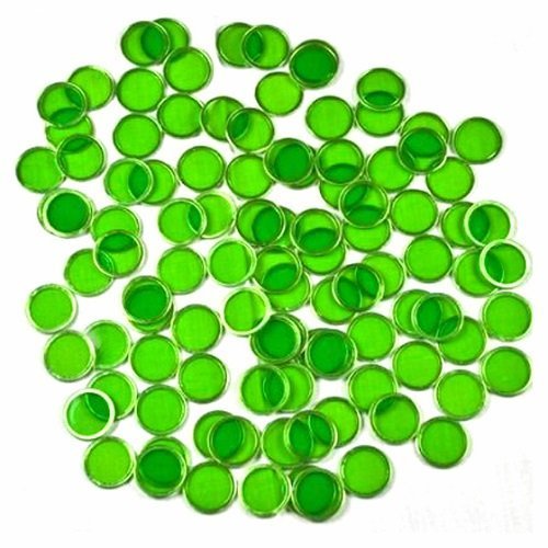 OTC Green Magnetic Bingo Marker Chips 100 Pieces
