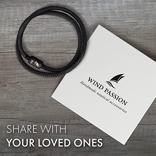 Wind Passion - Men’s Bracelet, Durable Rope Wristband for Men, Versatile Pulseras Para Hombres - Waterproof, Magnetic Clasp, Ideal for Outdoor & Fashion4