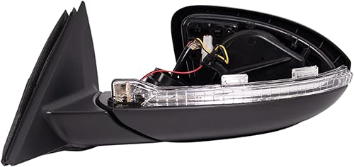 Miniatura 6 de TRQ Espejo lateral Punto ciego Señal de giro Power Pintura calentada a juego LH Compatible con VW Jetta
