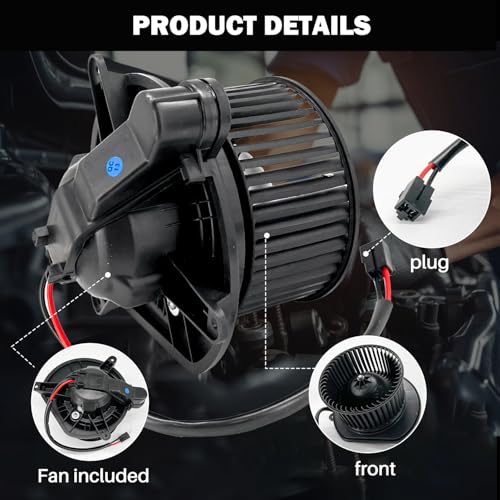 Image of 700168 AC Heater Blower Motor Fan Assembly Fit for Jeep Commander 2006-2007 ，for Jeep Grand Cherokee 2005-2010 5143099AB, CH3126124