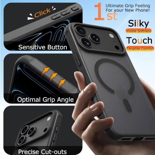 PinLiSheng Magnetic for iPhone 17 Pro Max/18 Pro Max Case Black - image 7