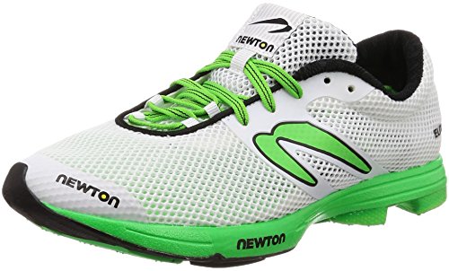 Newton Running Herren Distance Elite Laufschuhe, Weiß (White/Lime 001)
