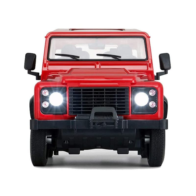 Image of Play Boy 1:32 Lr Difender Model Diecast Metal Alloy Pullback Toy Vehicle with Openable Doors Light and Music Car for Kids (Multicolor)