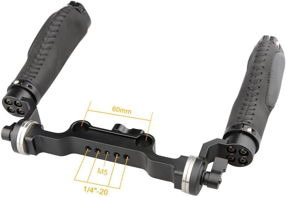 Flash Sale Buy 1 get 1 CAMVATE Leather Handle 15mm Rod Shoulder Mount Rig with Rosette Standard Accessory for DSLR(Black,M6 Thread,31.8 mm) Best Seller CAMVATE Leather Handle 15mm Rod Shoulder Mount Rig with Rosette Standard Accessory for DSLR(Black,M6 Thread,31.8 mm)