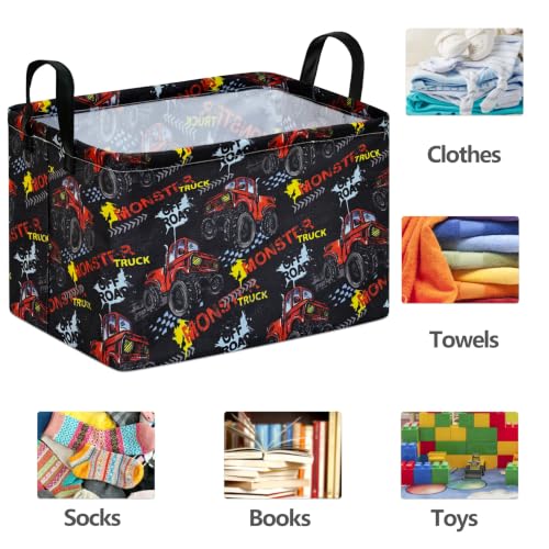 Image of Storage Basket Laundry Clothes Basket Laundry Hamper, Car | Storage Box and Bins Gift Basket with Handles