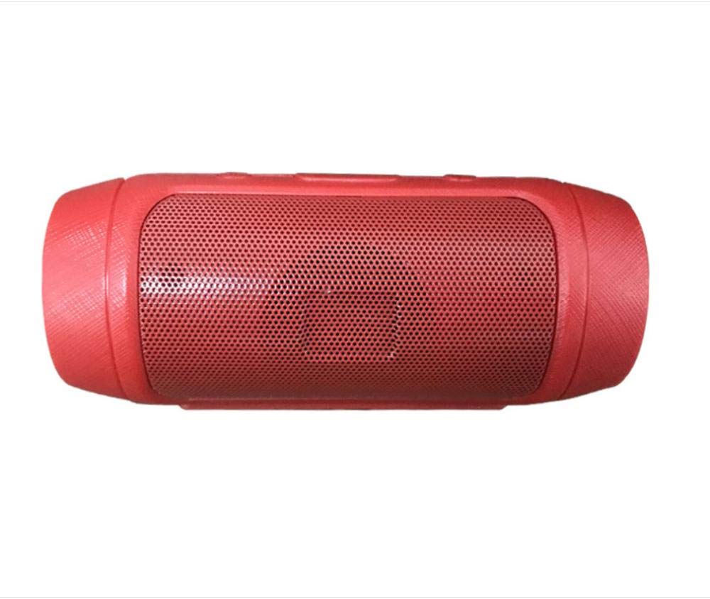 Enceinte sans fil étanche rouge avec haut-parleur subwoofer extérieur haute qualité