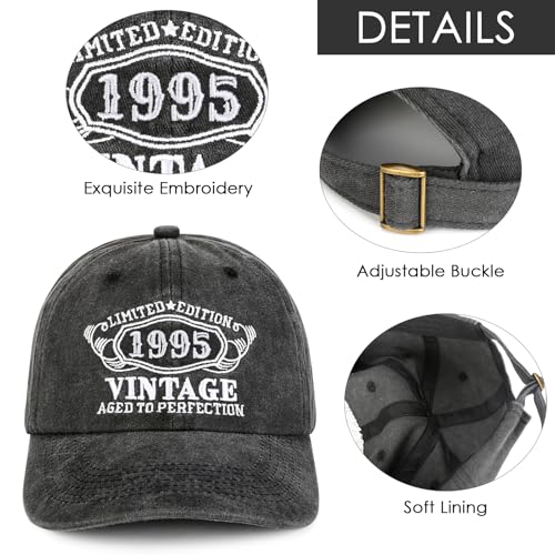 Image of 21st 30th 40th 50th 60th 70th 80th Birthday Gifts for Men Women, Vintage 2004-1945 Year Old Gifts Baseball Cap Hats for Him