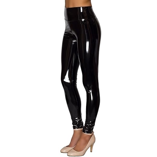 Women Shiny Metallic Sports Leggings Bright Pencil Pant Fitness Fashion Jeggings Candy Color Trousers